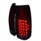 Spec-D Tuning 88-98 Chevrolet C10 LED Tail Light Smoke Red Lens LT-C1088RGLED-APC - alternate 1